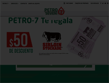 Tablet Screenshot of petro-7.com.mx